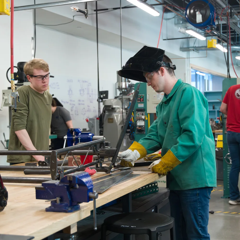 Mines' students building in the Labriola Innovation Hub