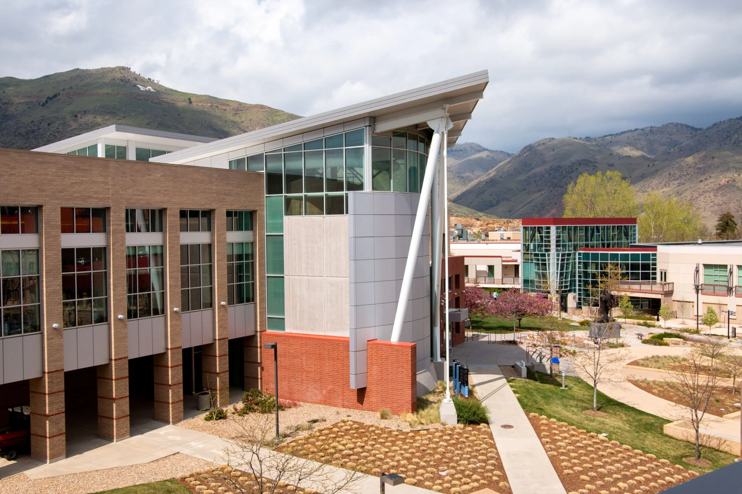 Looking Down from Brown Hall
