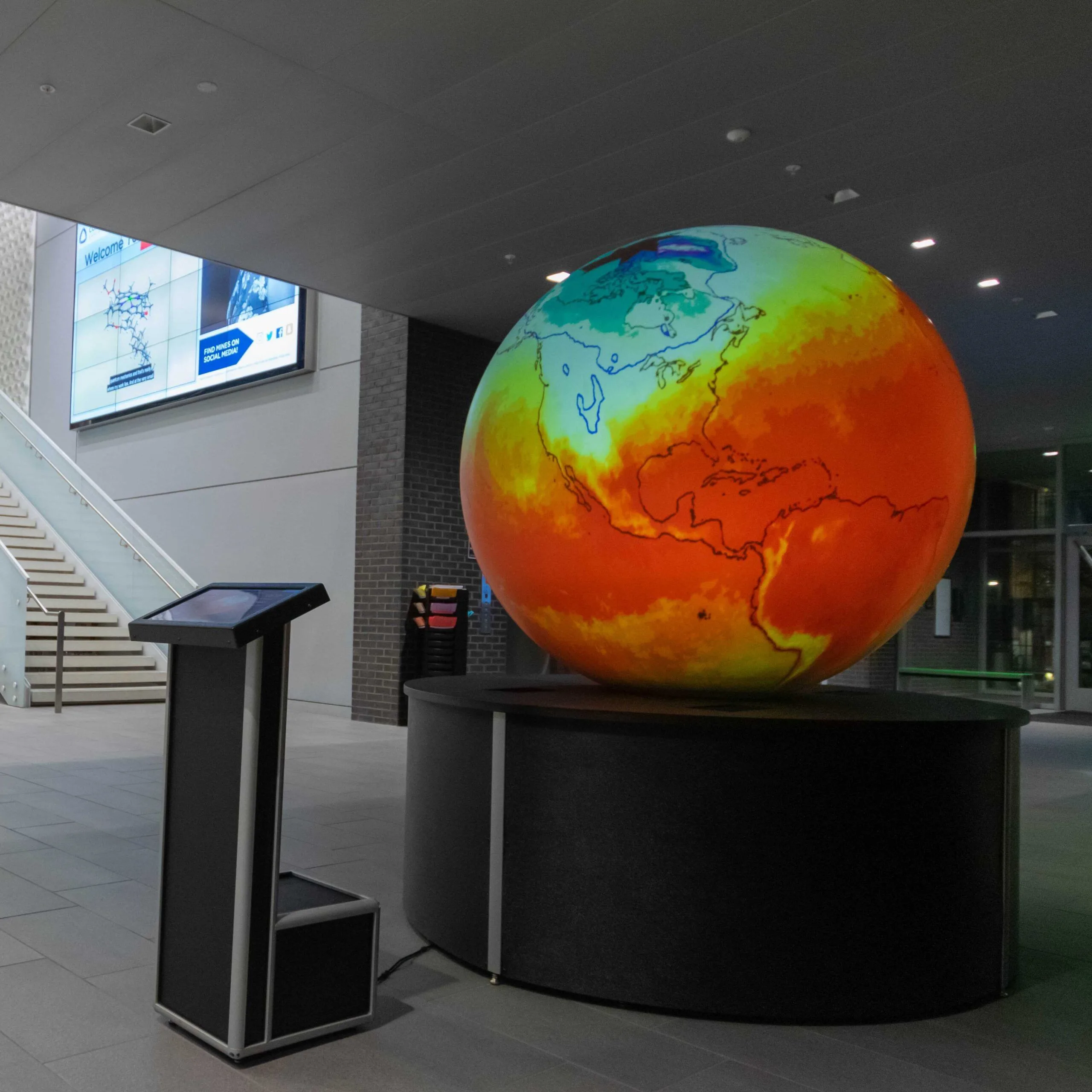 Projection Globe at the Colorado School of Mines