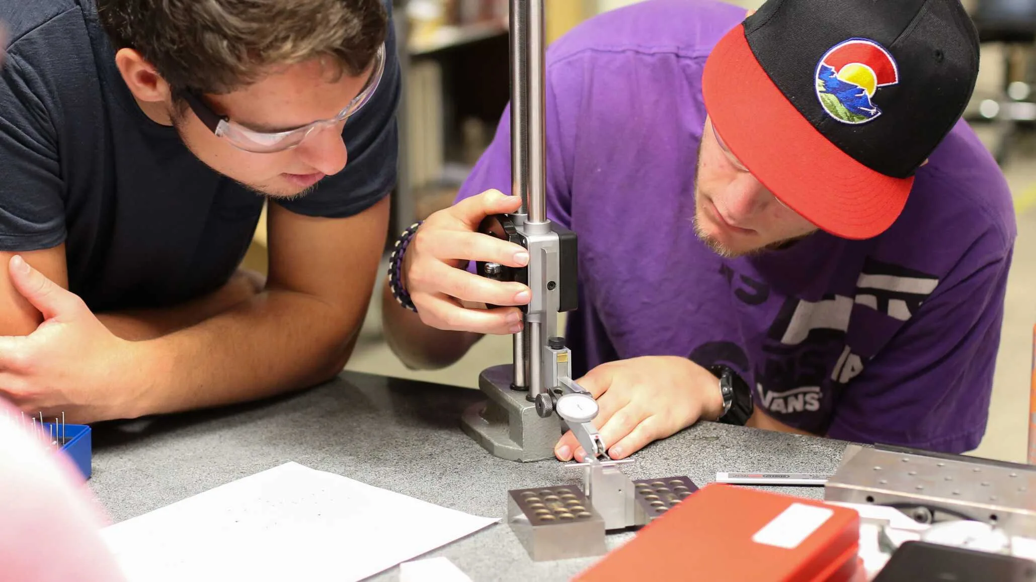 Undergraduate Research Students in Lab