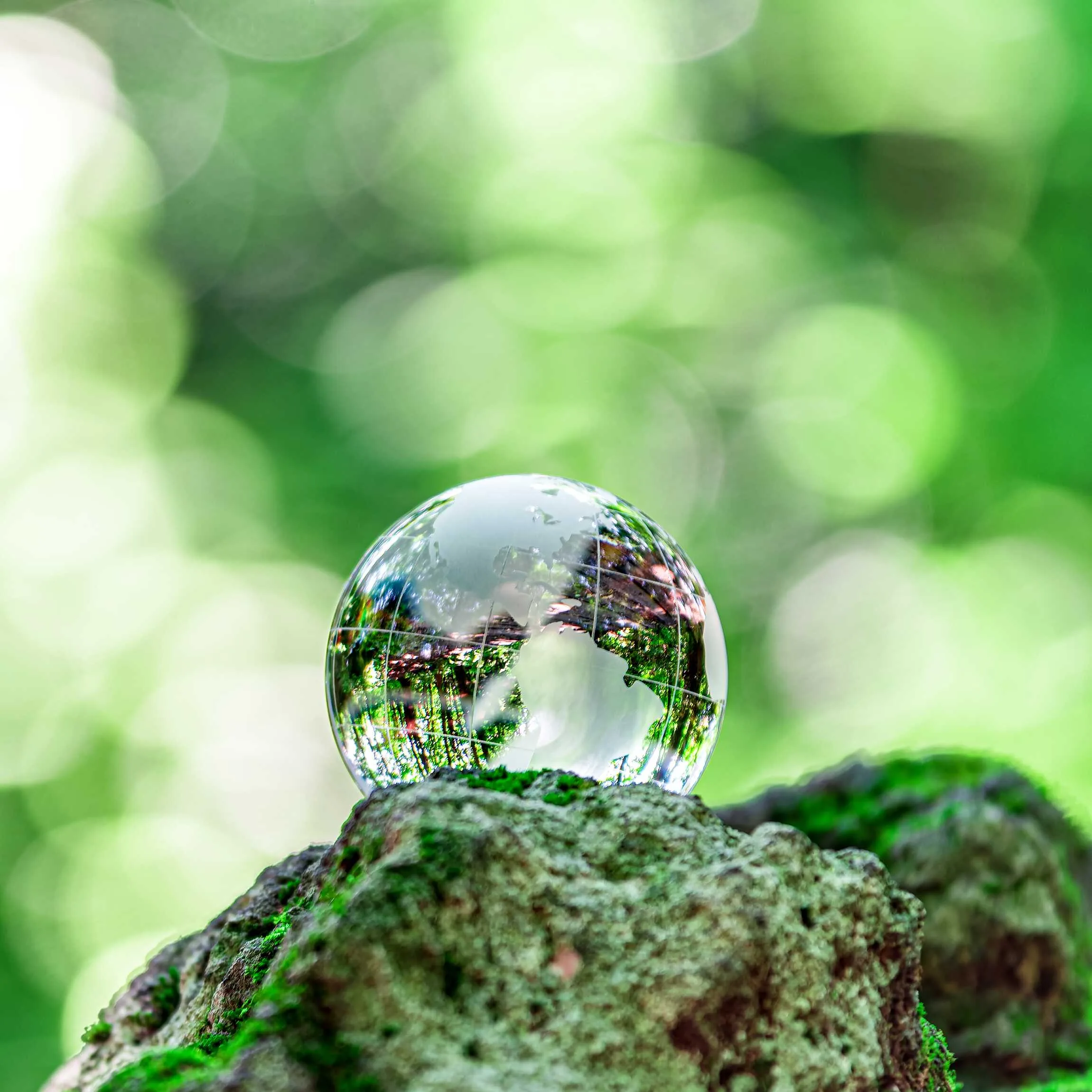 Water drop in nature