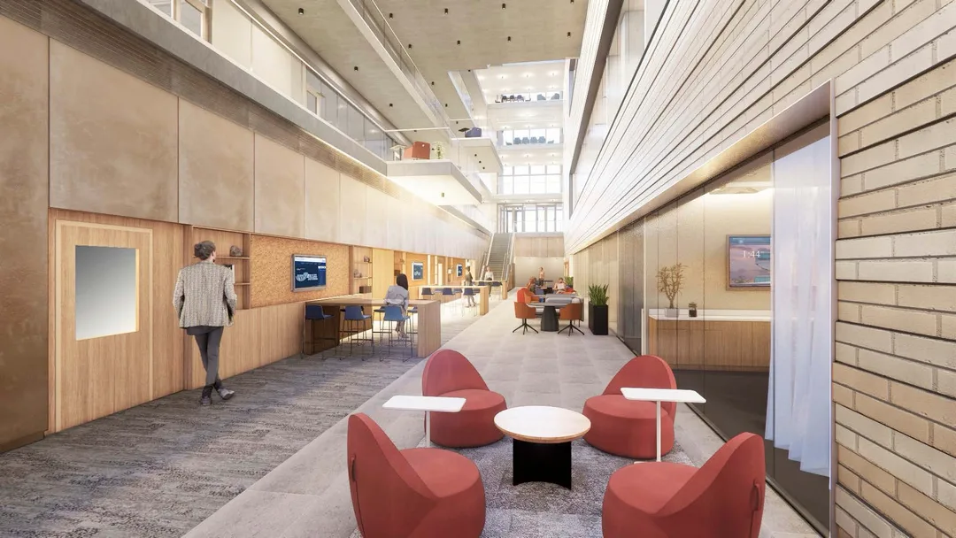 Rendering of the basement in the USGS building being built on Mines campus