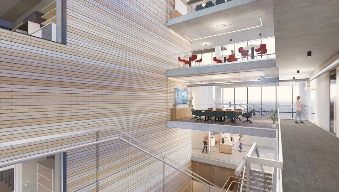 Rendering of the conference room in the USGS building being built on Mines campus