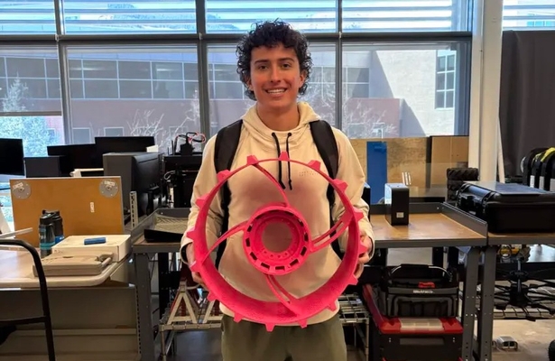 Student team is finalist in Rock n Roll with NASA wheel design challenge