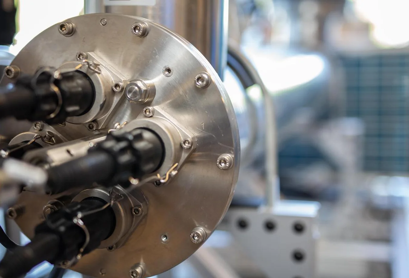 A closeup image of PFAS research lab equipment.