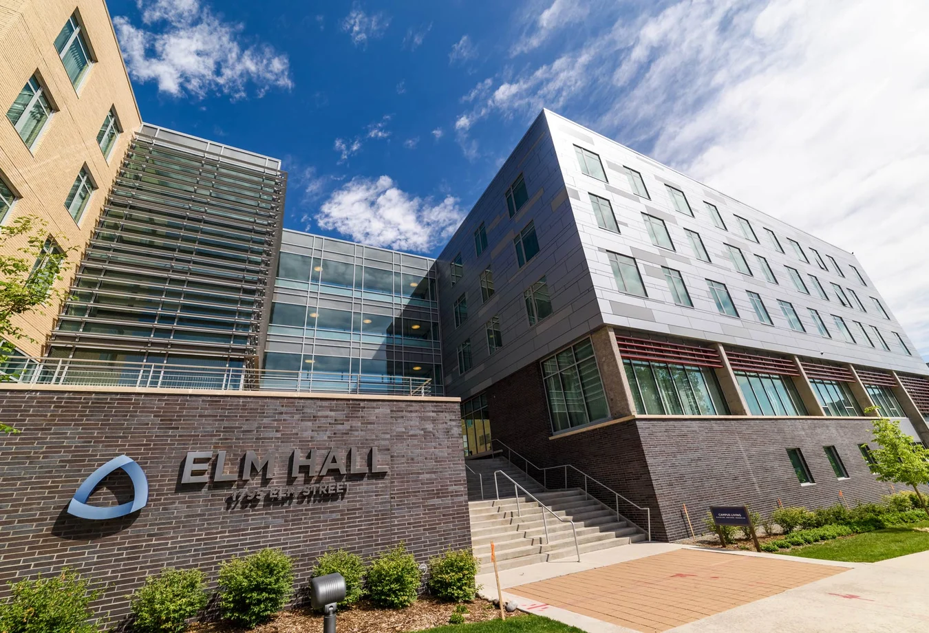 Outside view of Elm Hall on Mines campus