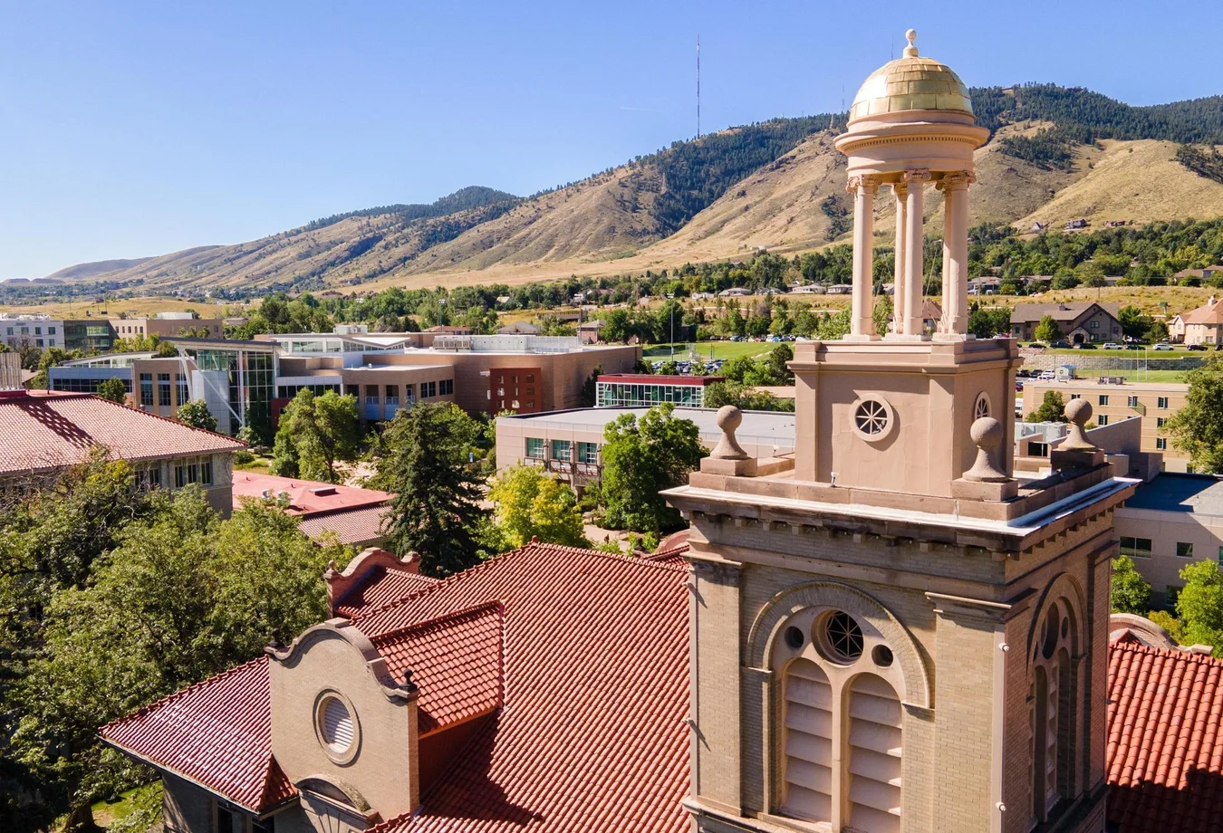Aerial view of Guggenheim Hall