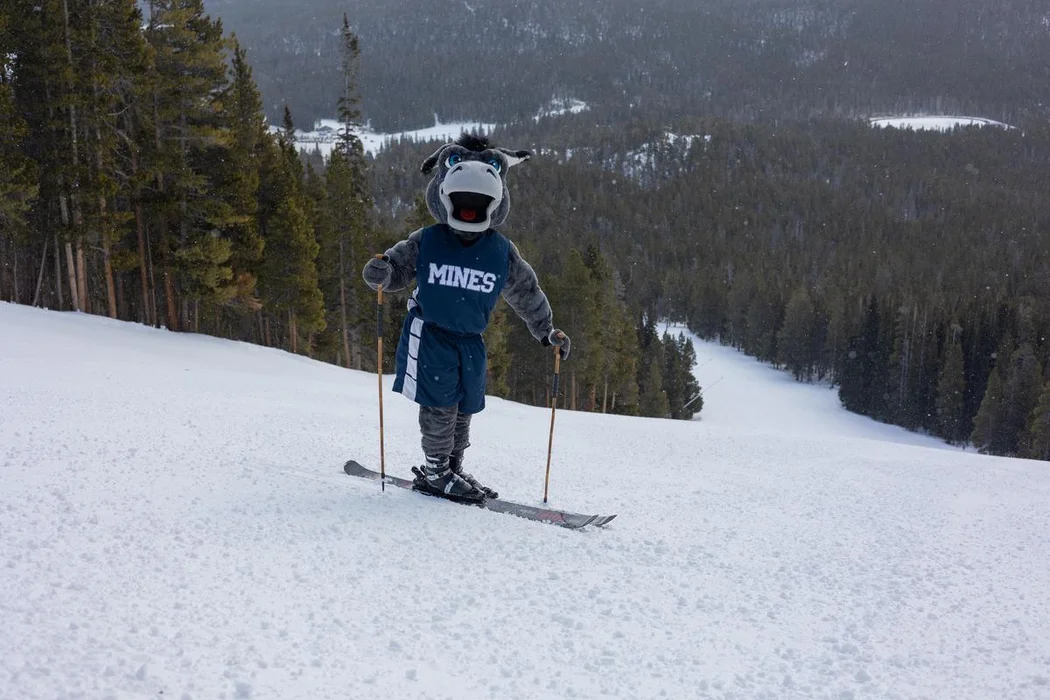 Blaster skiing on the Colorado slopes