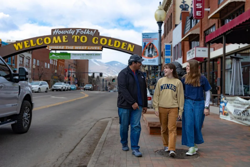 Students in Downtown Golden