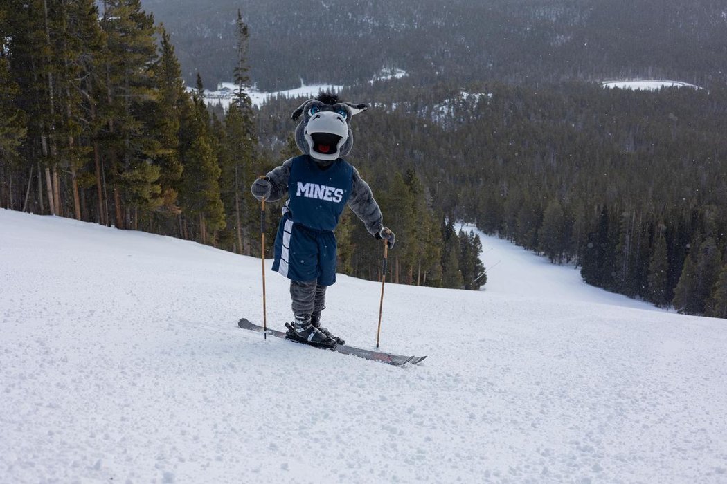 Blaster skiing on the Colorado slopes