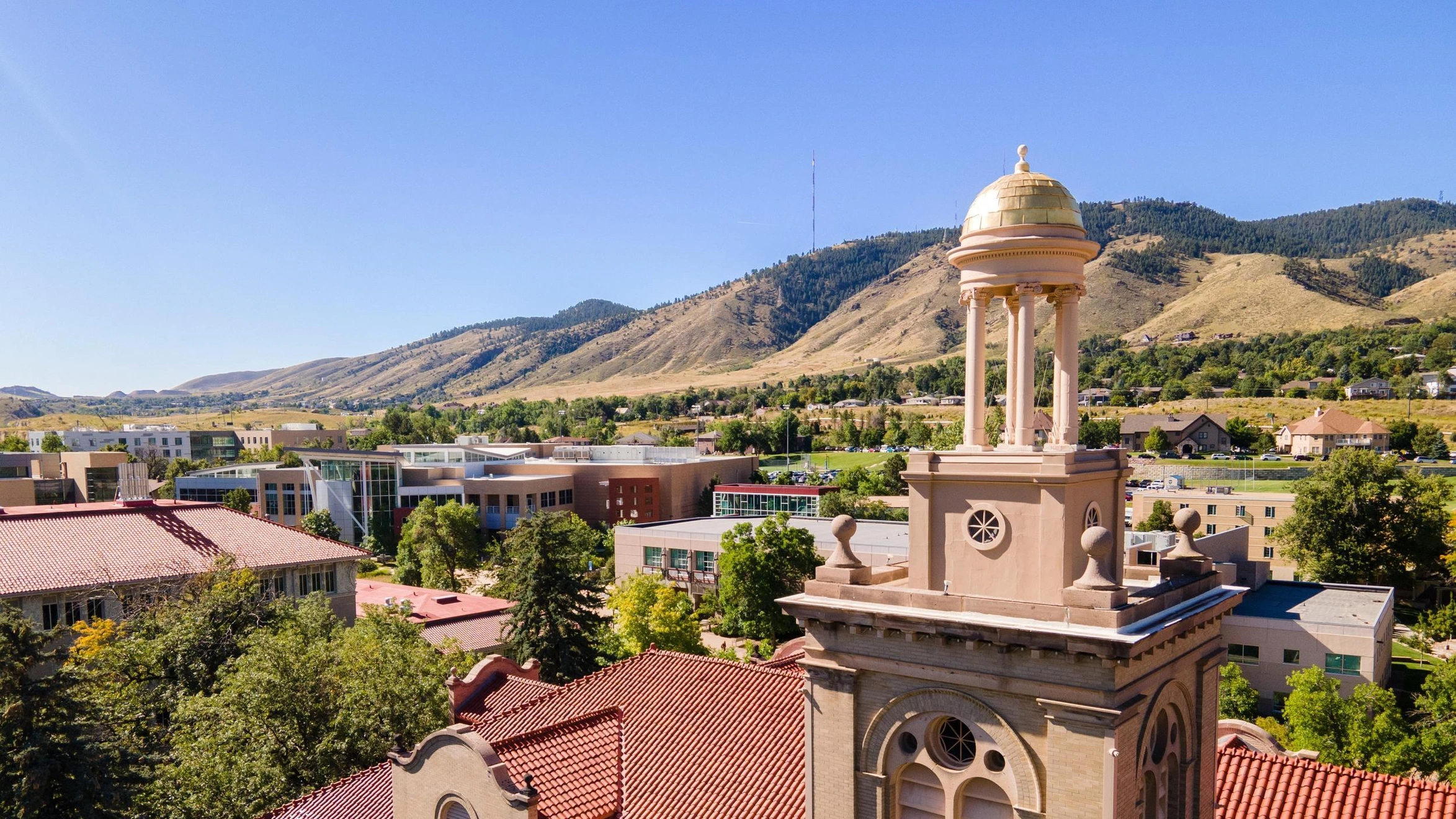 Aerial view of Guggenheim Hall