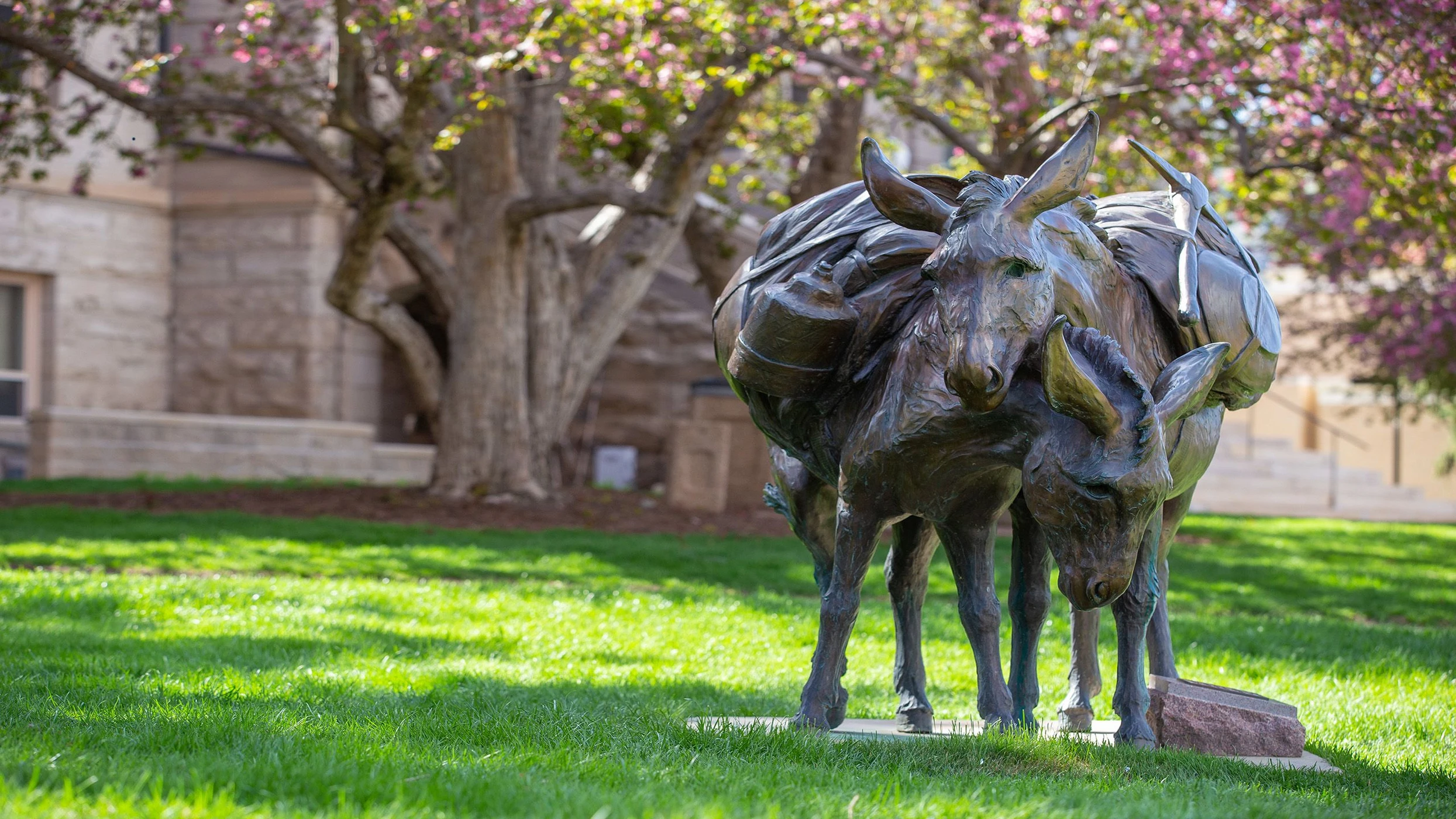 Mines Burro Statue