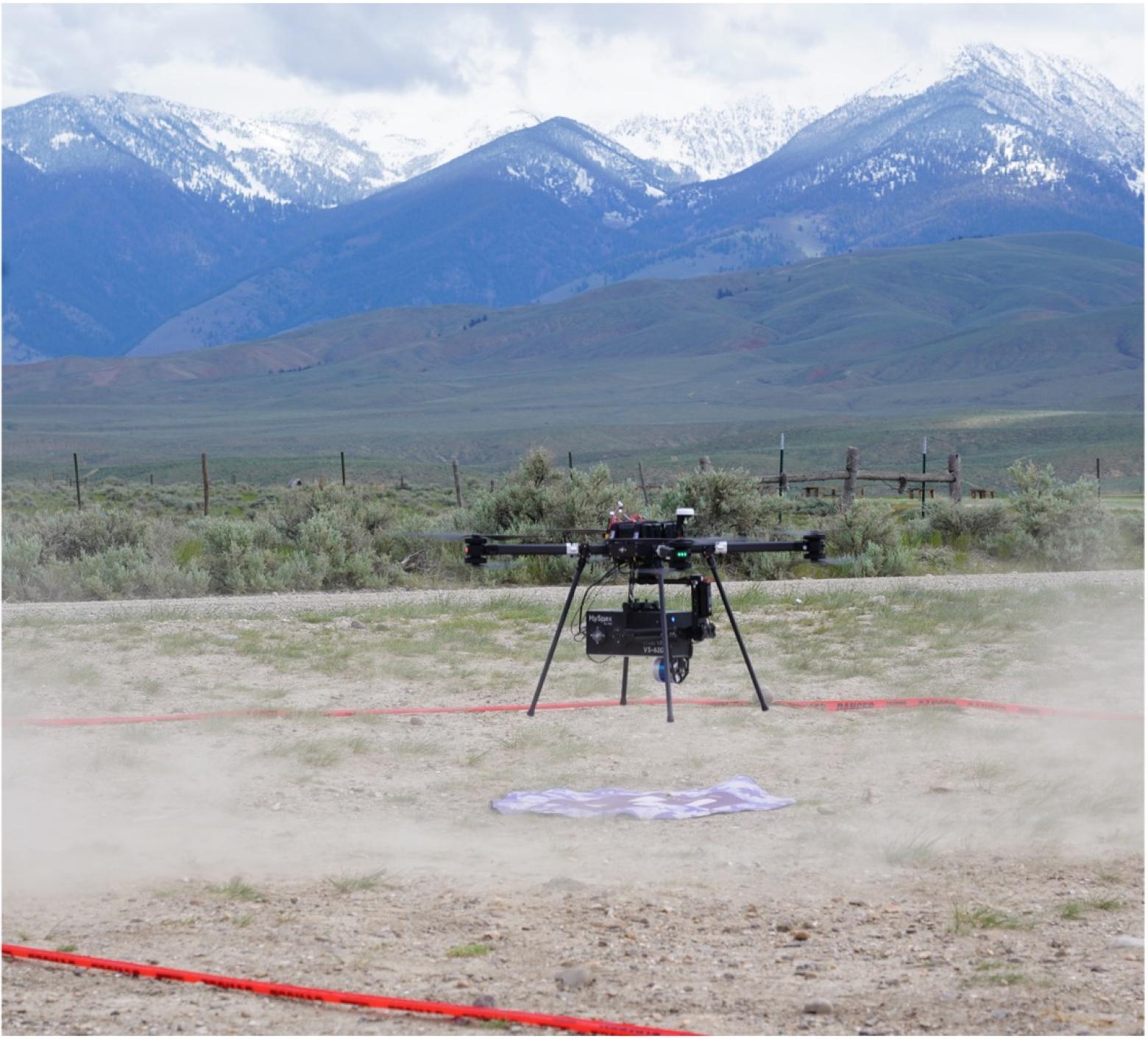 Using drones equipped with hyperspectral cameras, scientists can survey potential mineral deposits.