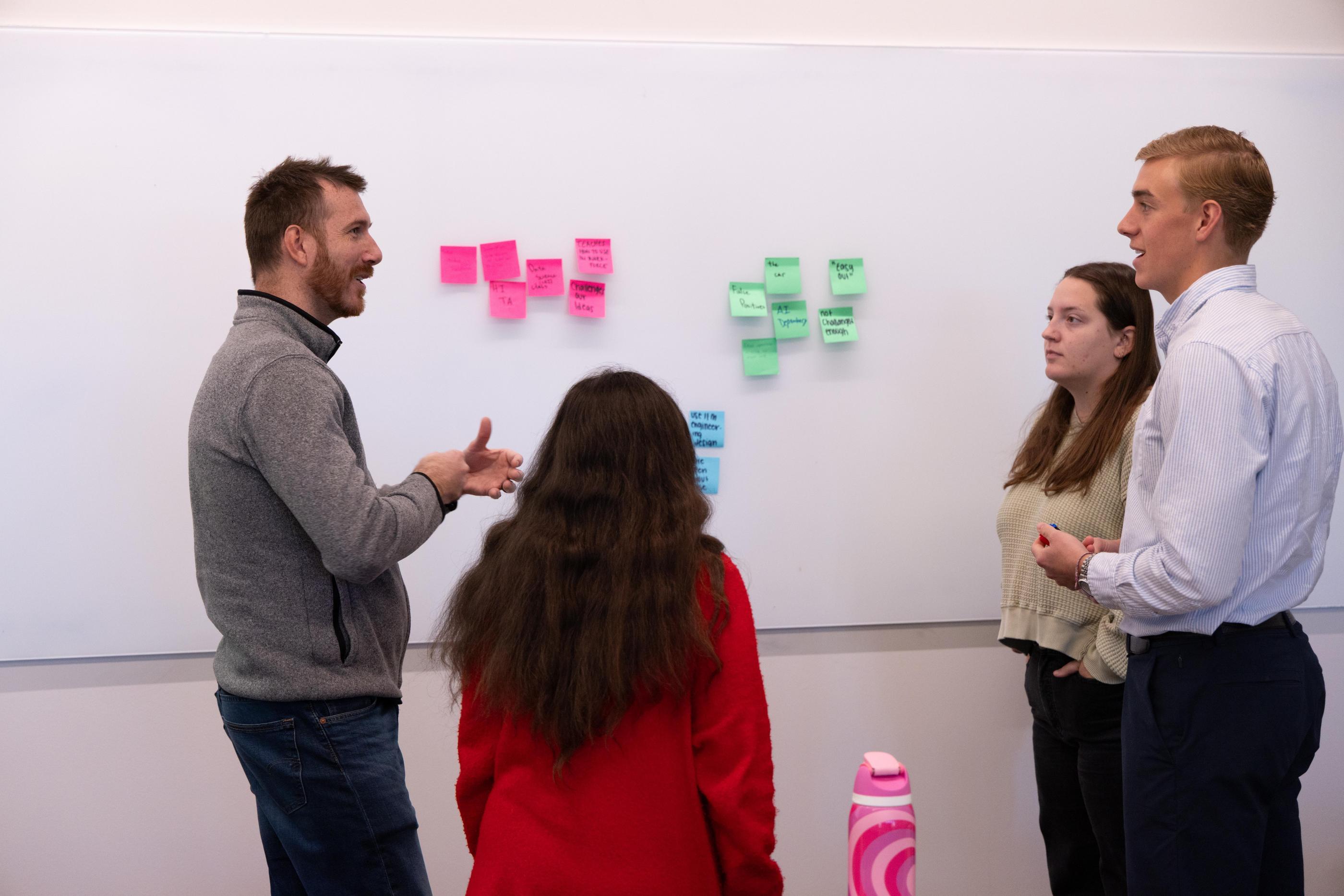 Engineering and Technology Management class students taught by Crystal Dobratz