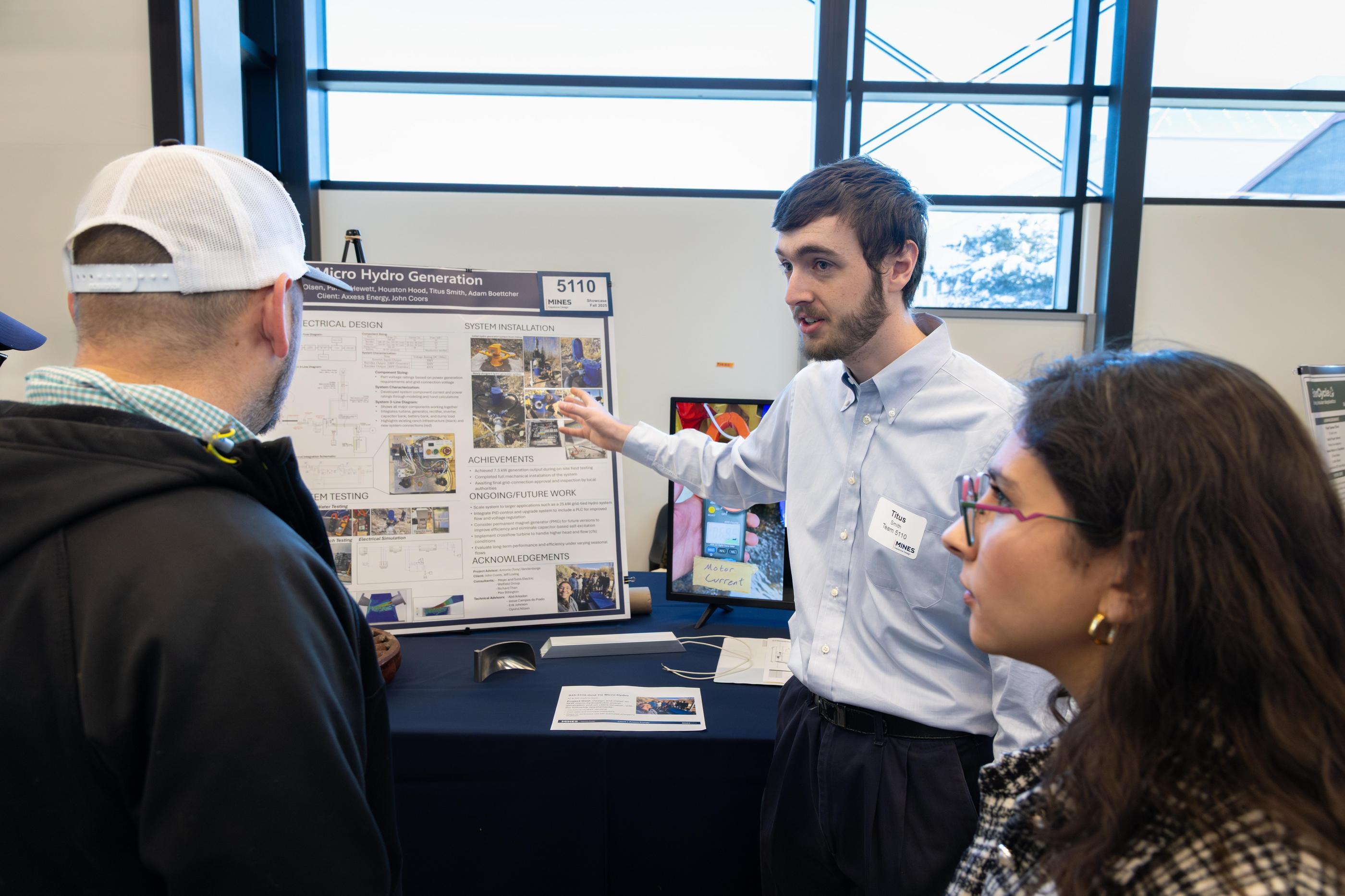 Winning team from the 2025 Fall Capstone Design Showcase