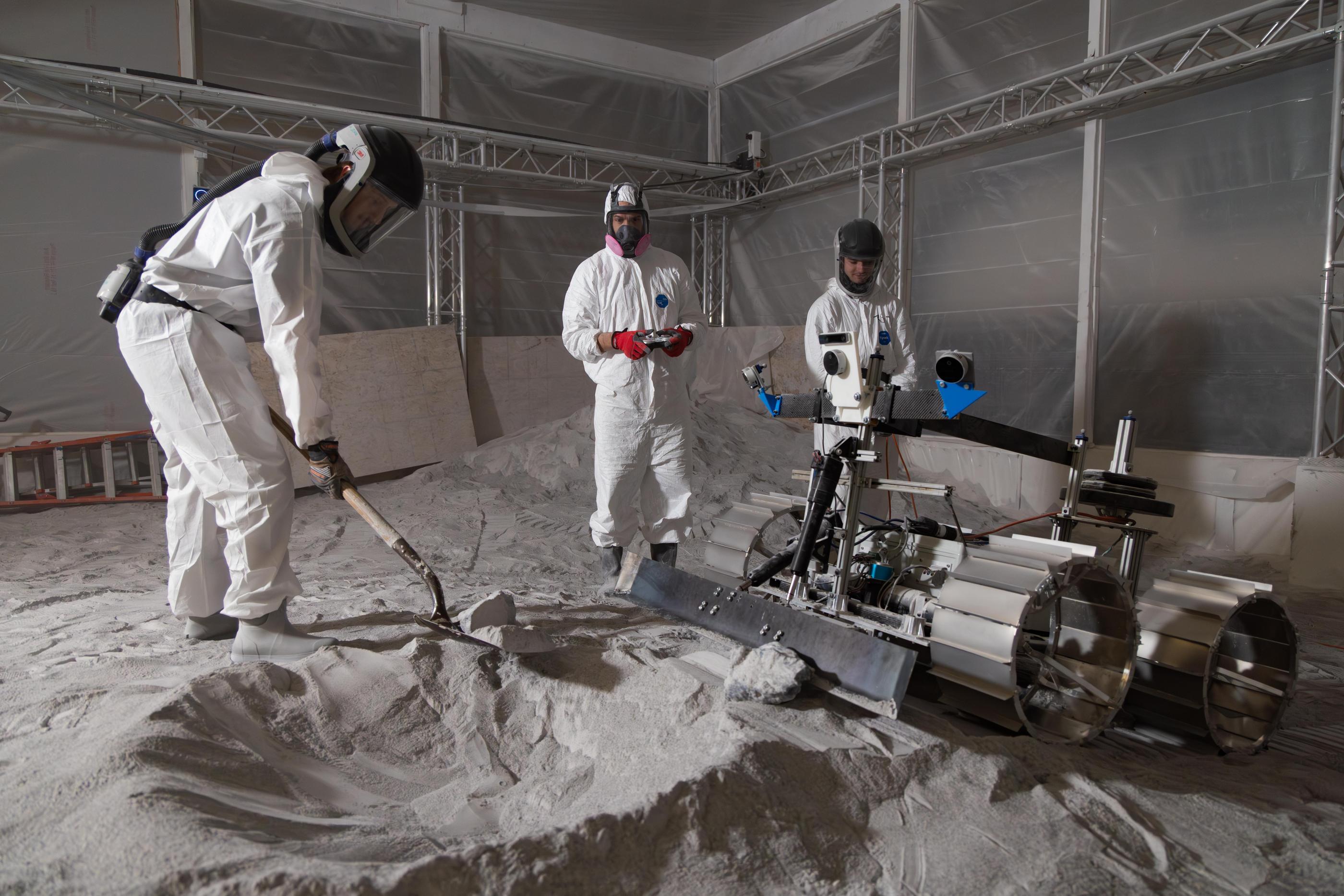 Lunar Surface Simulator facility for Space Resources