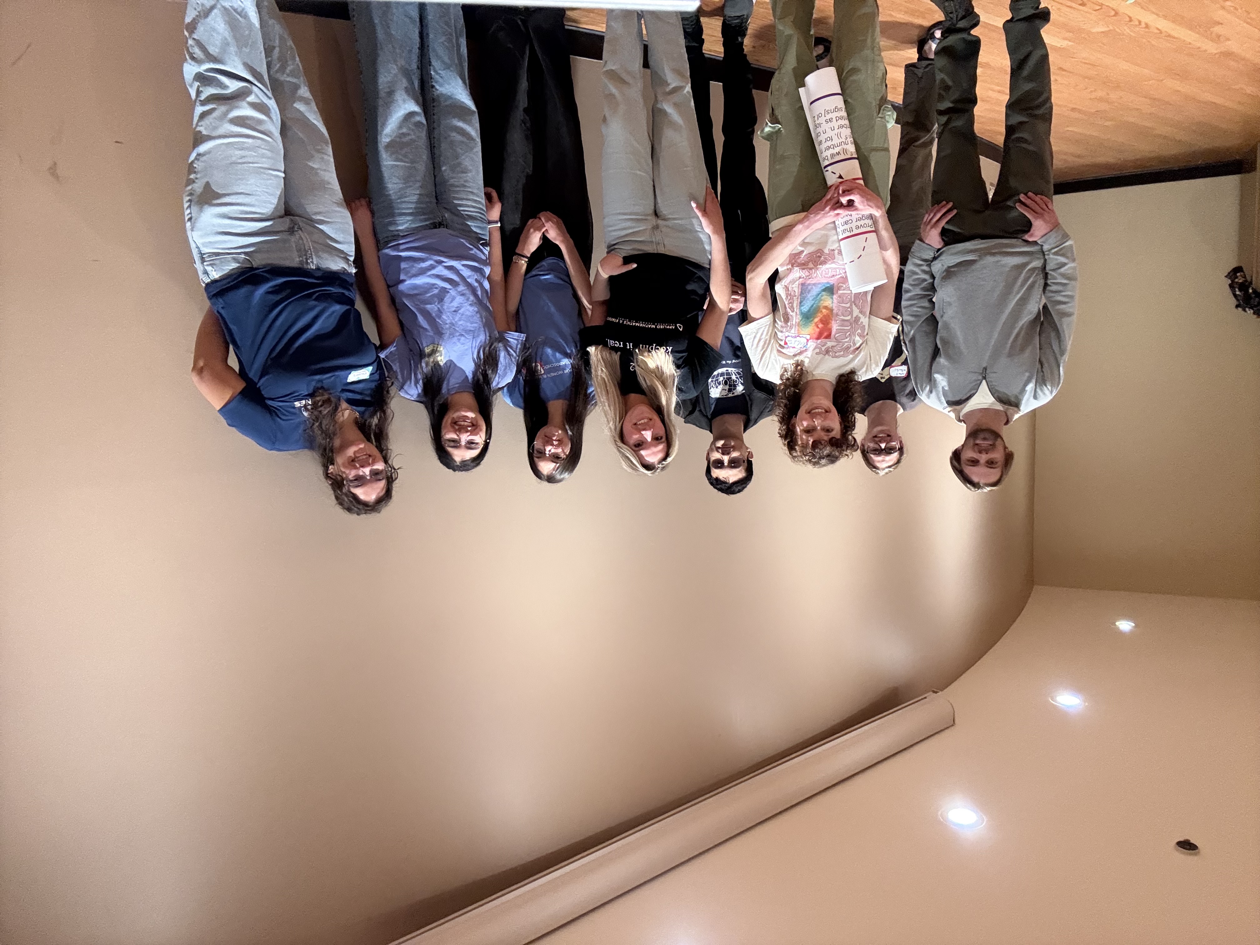 Student organizers of Math at Mines pose for group photo