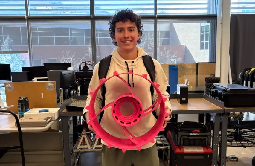 Student team is finalist in Rock n Roll with NASA wheel design challenge