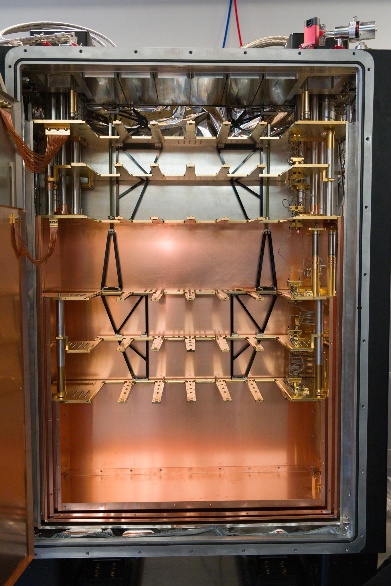 Detail shot of inside of Maybell Quantum Big Fridge