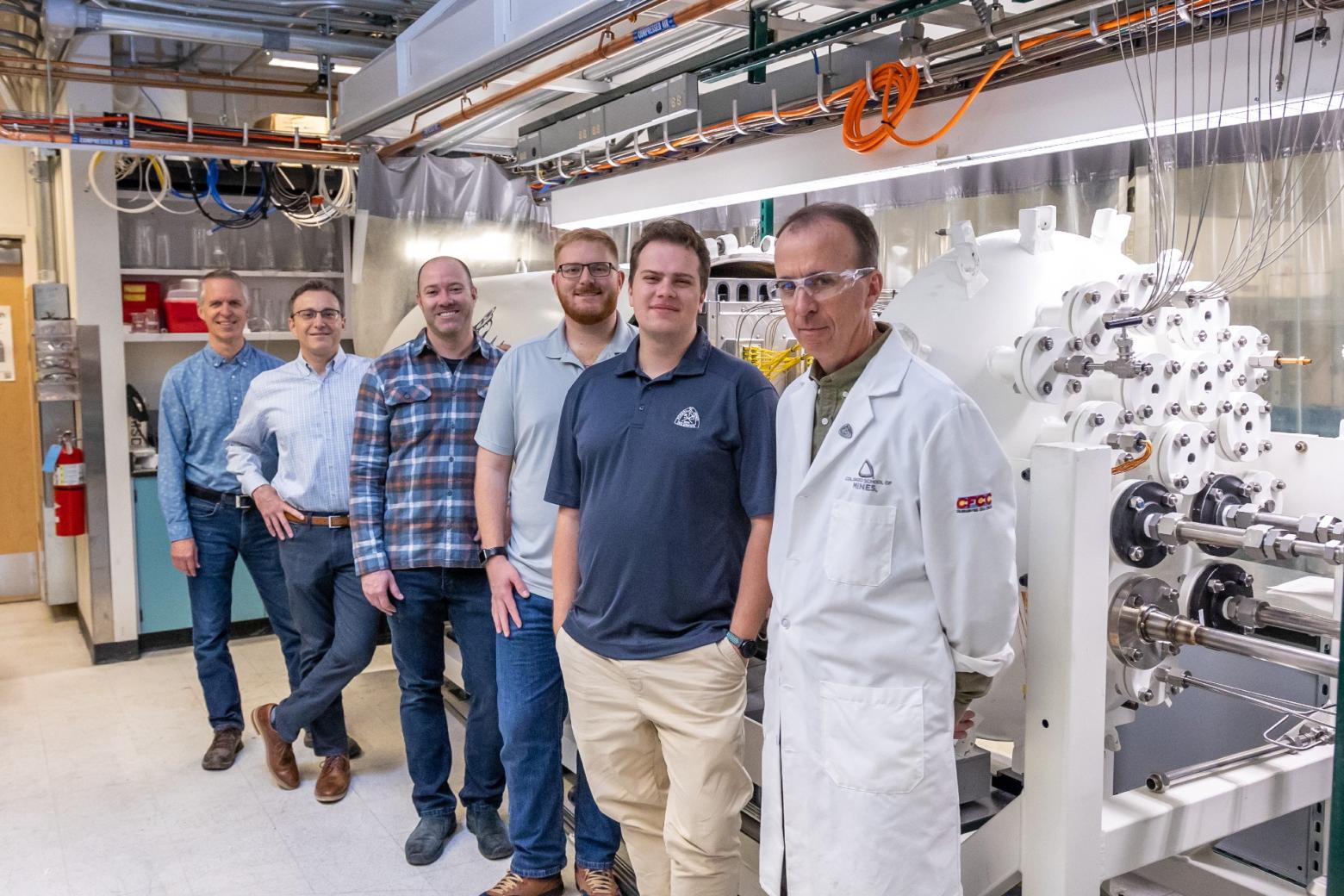 Fuel Cell Center team posing for a photo