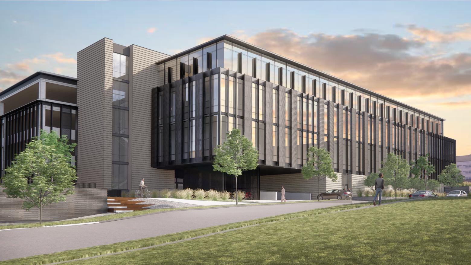 New parking garage rendering