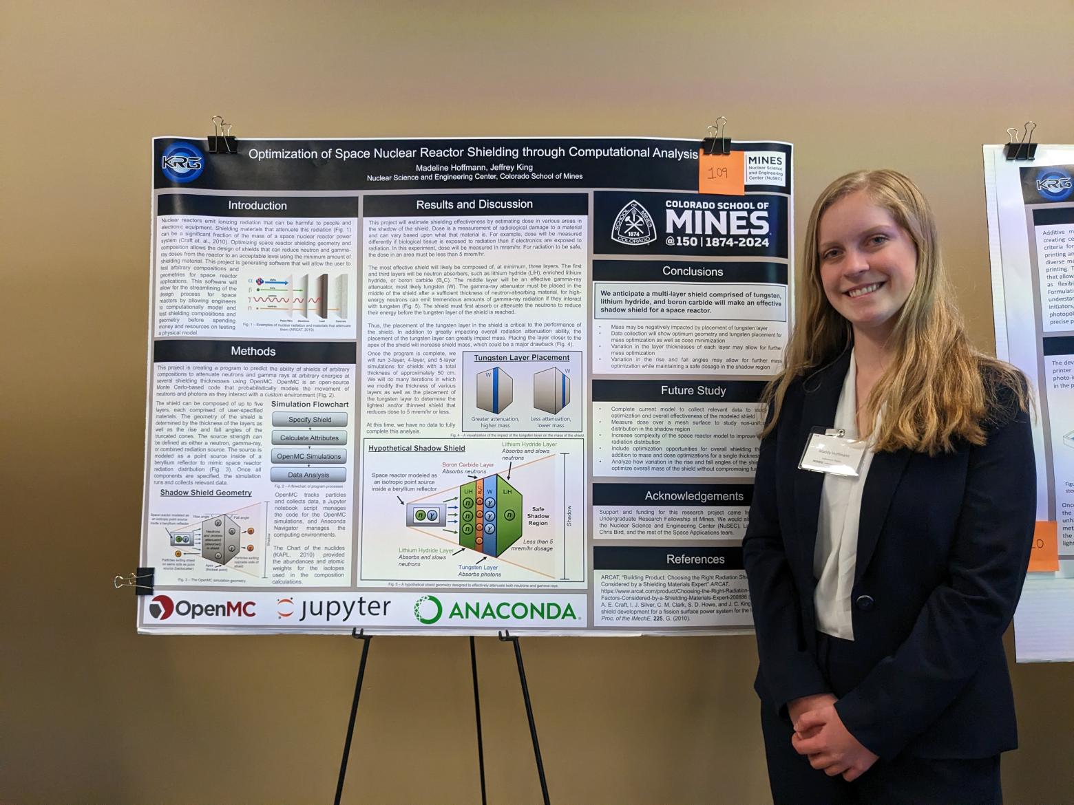 Maddy Hoffman at the 2023 Research Symposium