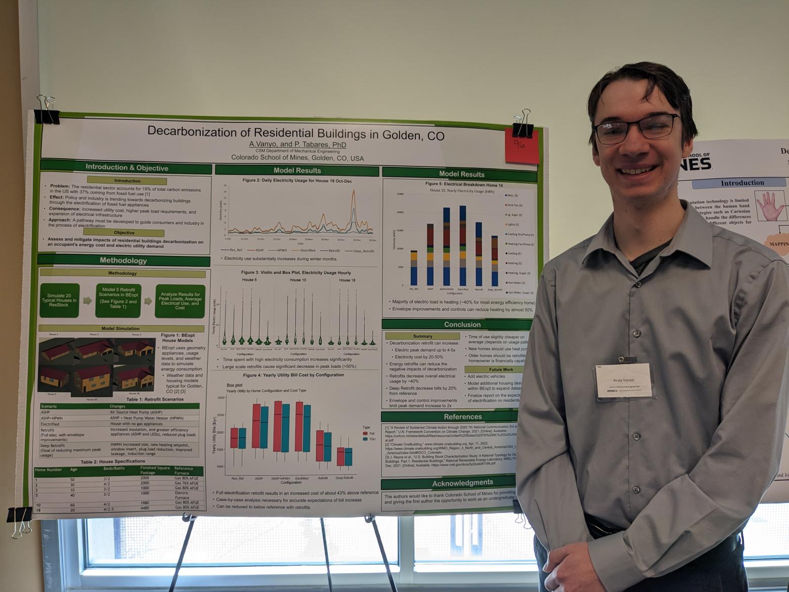 Andy Vanyo at the 2023 Research Symposium