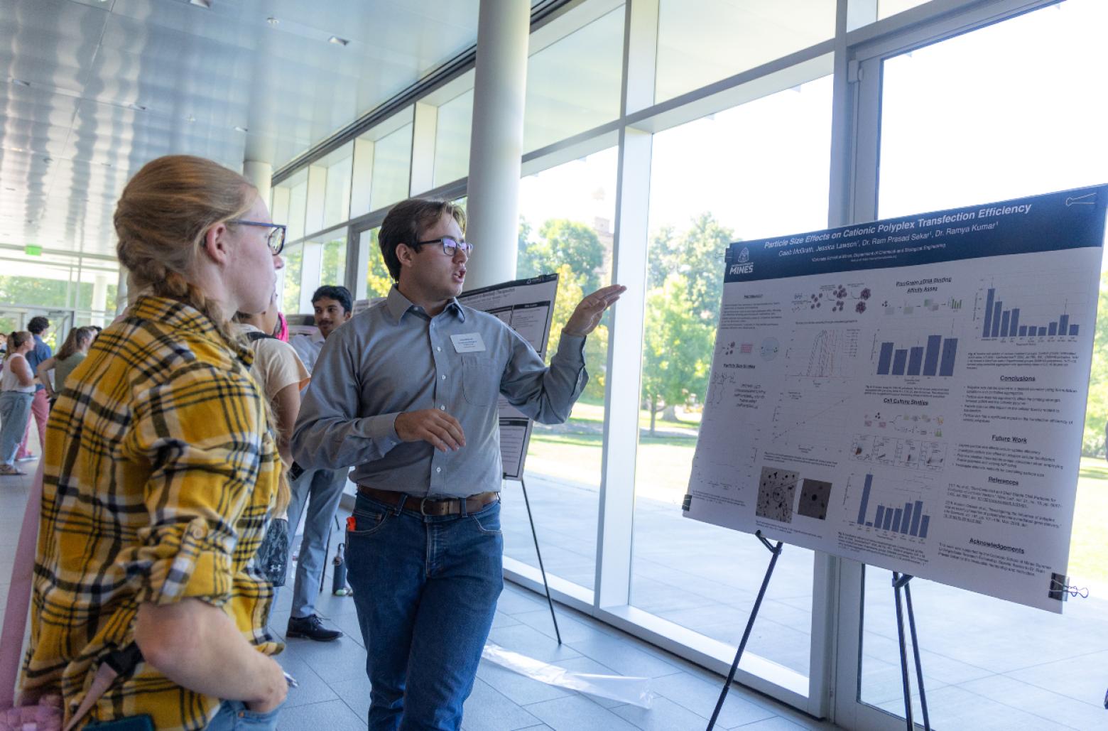 Caleb McGrath, an undergraduate research assistant in the Kumar Biomaterials Lab, shares his work related to gene therapies.