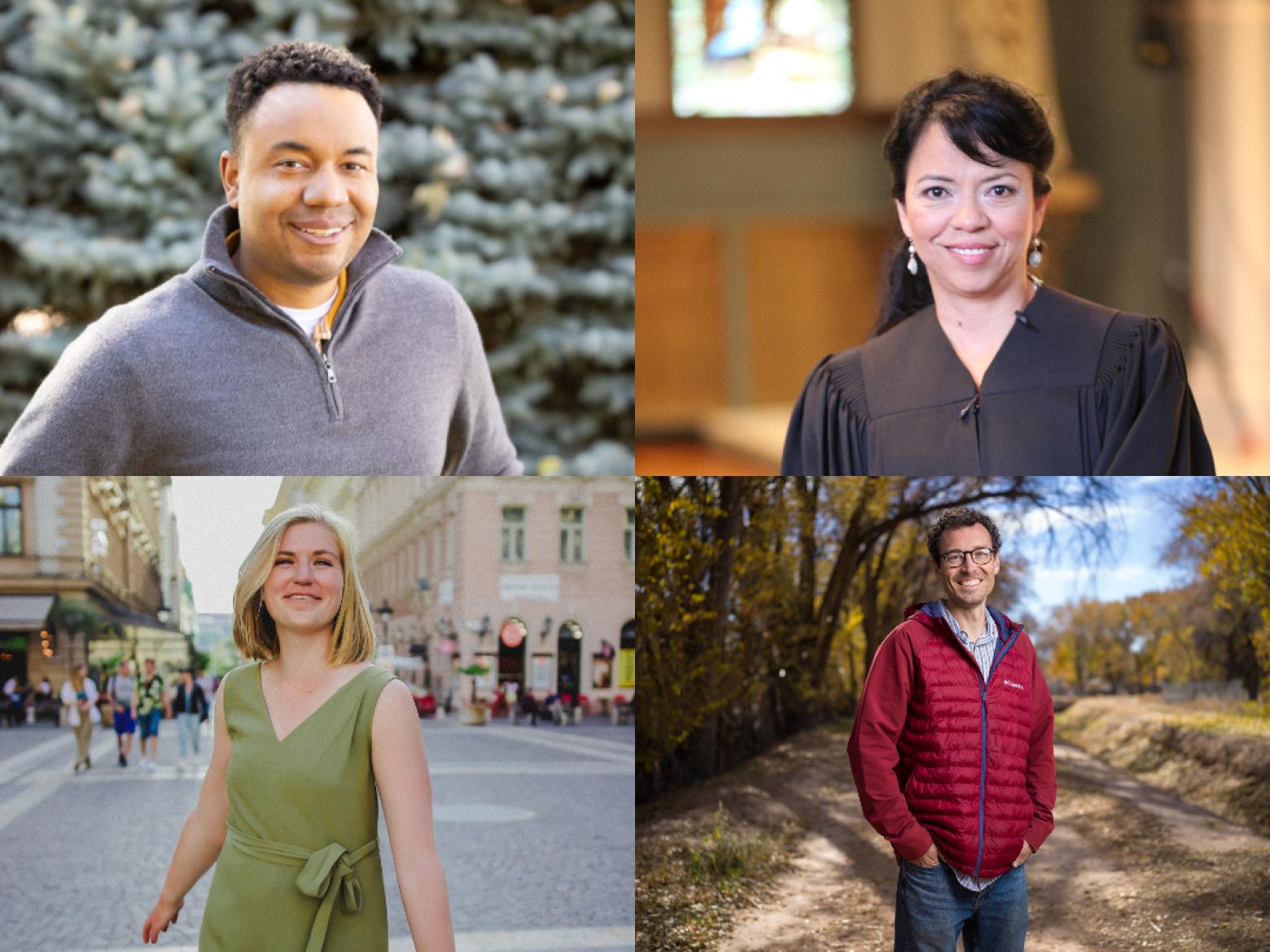 Four Mines alumni profile photos who share how the Mines experience helped them achieve their dreams.