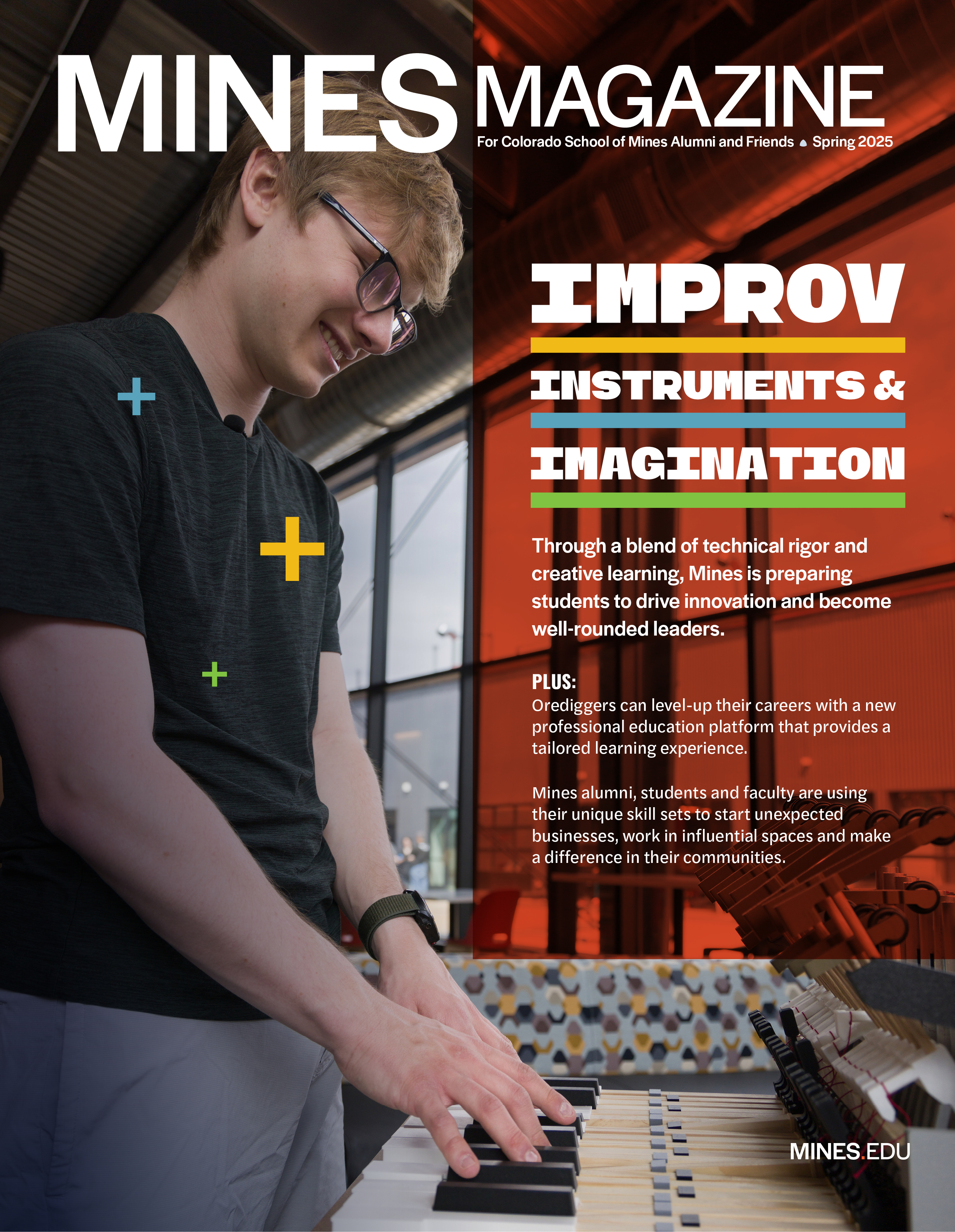 Mines Magazine Spring 2025 Cover