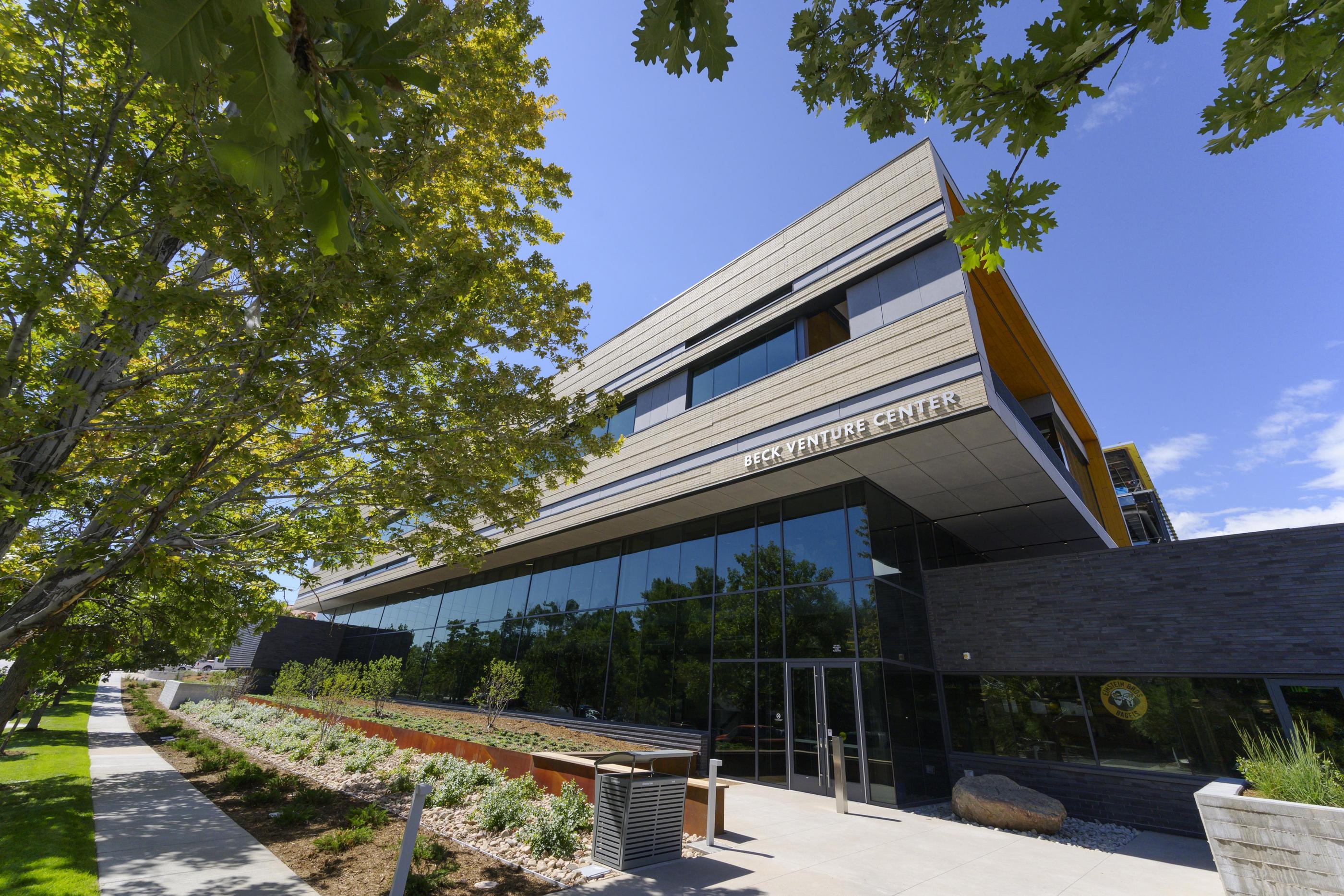 Exterior shot of the Beck Venture Center