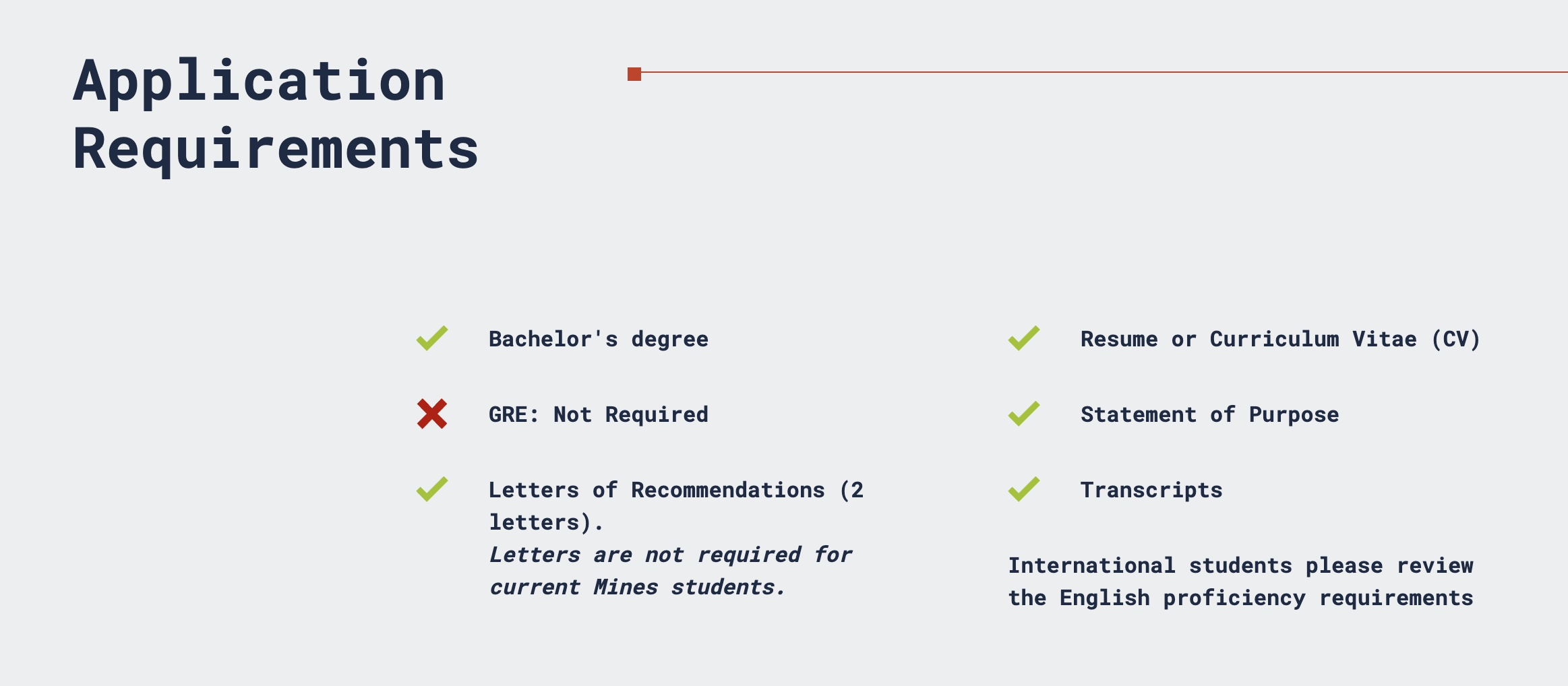 Screenshot of the List content type